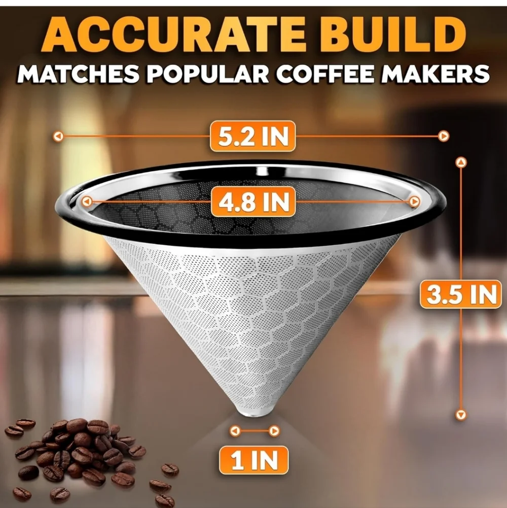 Coffee Filter Reusable Stainless Steel